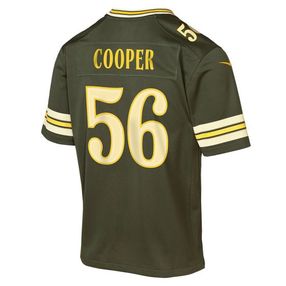 Youth Green Bay Packers #56 Edgerrin Cooper Rivalries green Nike NFL Game Jersey